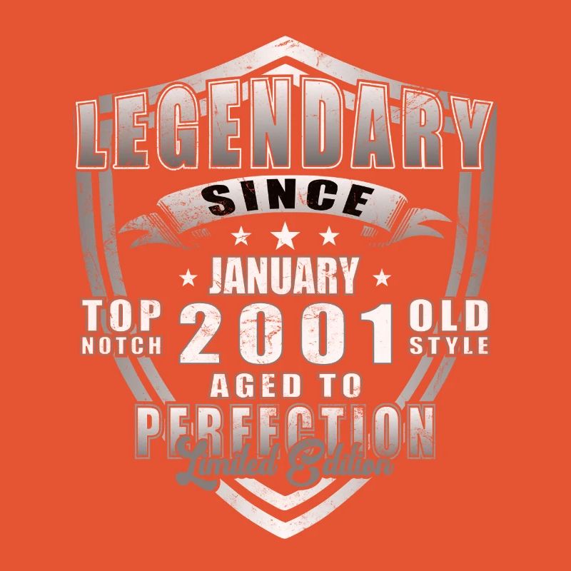 Legendary Since January 2001 Shield