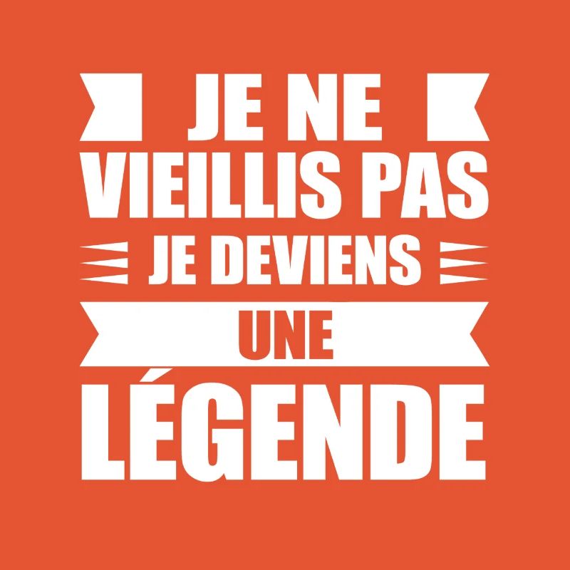 I don't get old, I become a legend, gift