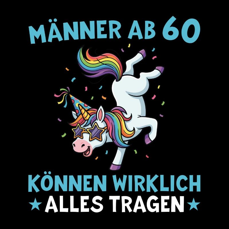 60. Geburtstag Männer Einhorn 60 Jahre