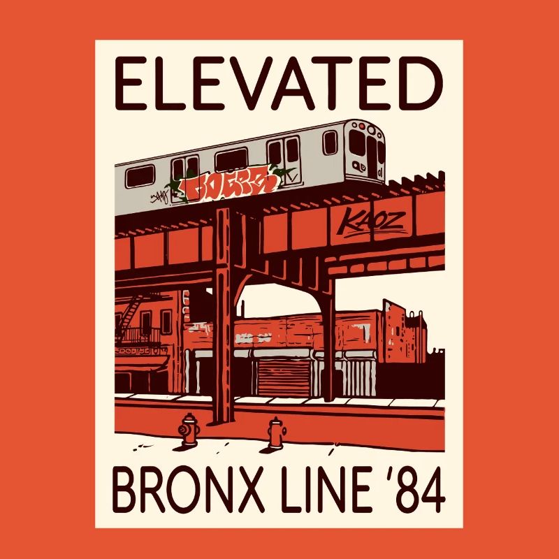 Elevated Bronx Line 84 Graphic