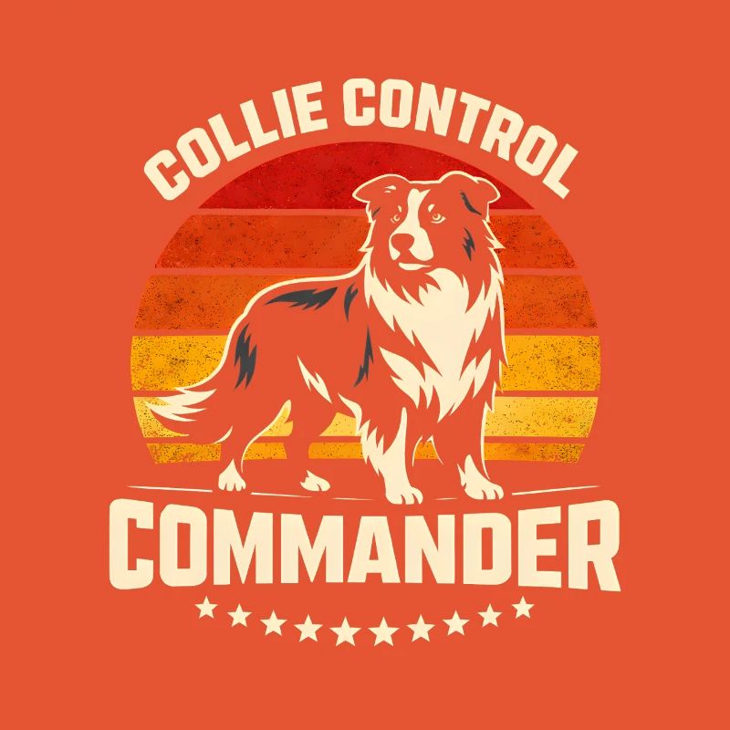 Collie Commando | Border Collie Retro