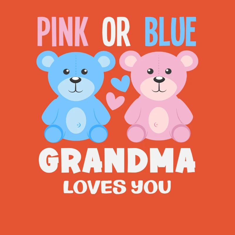 Pink Oder Blau Oma Liebt Dich