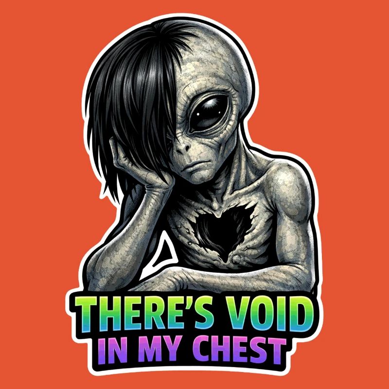 Amant des extraterrestres, Alien drôle, Extraterrestre mignon, Emo,