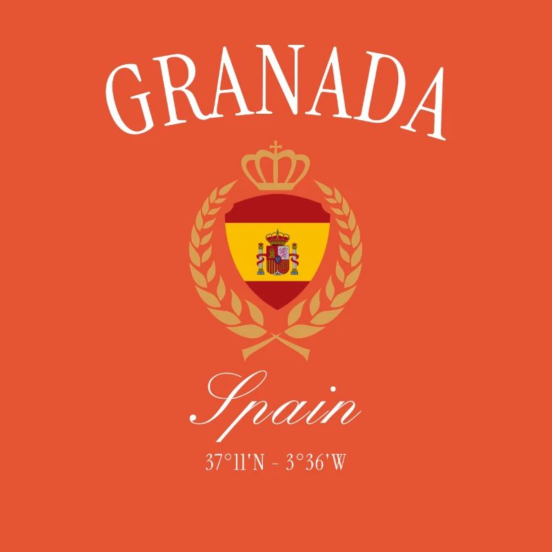 Granada Spanien Wappen Krone – Reise Souvenir