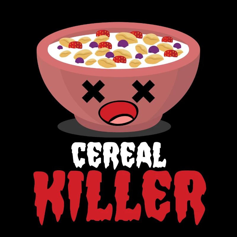 Cereal Killer Breakfast Humor Pun