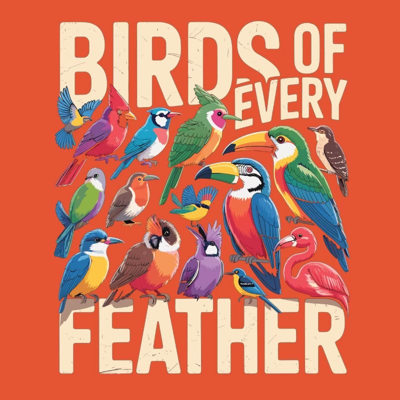 Vogel des Oiseaux de Chaque Plume