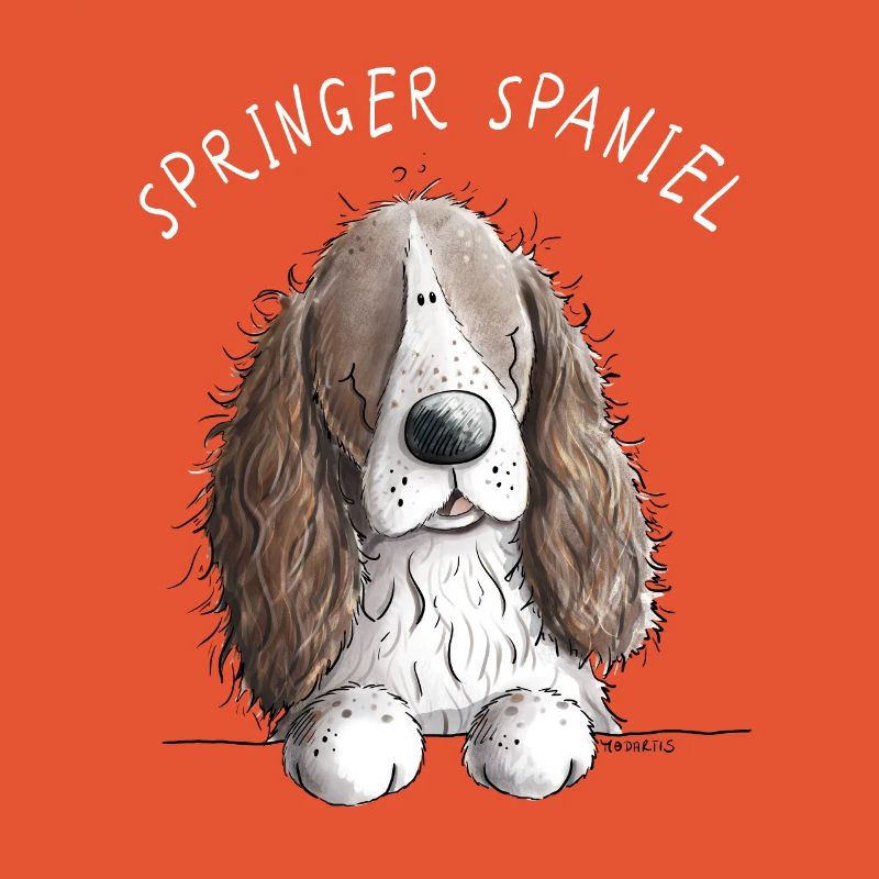 Englischer Springer Spaniel I Comic Hund Geschenk