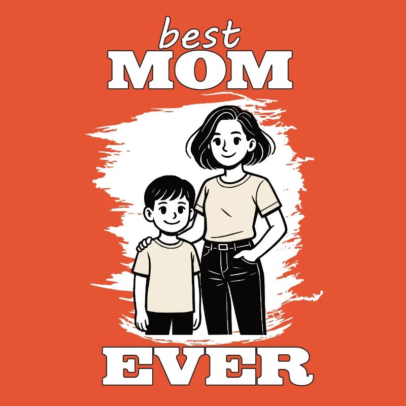 Best Mom Ever - Mutter-Sohn-Design