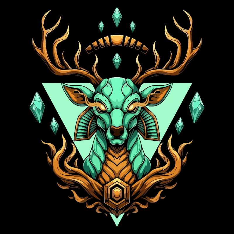 Turquoise Moose Crystal Geometry