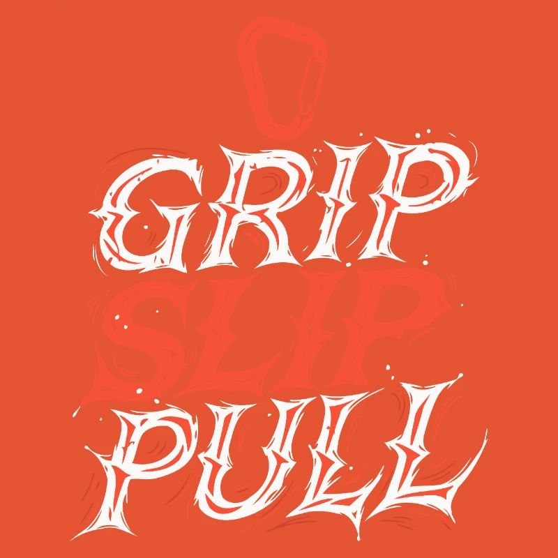 Grip Slip Pullover Dynamische Typografie