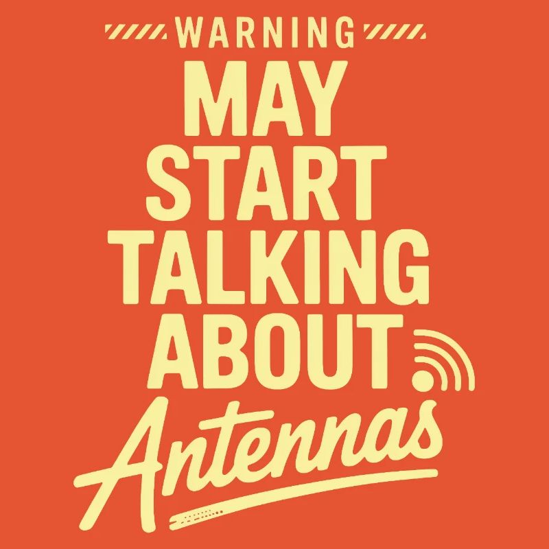 Affiche de discussion sur l’antenne de la satire rétro tech