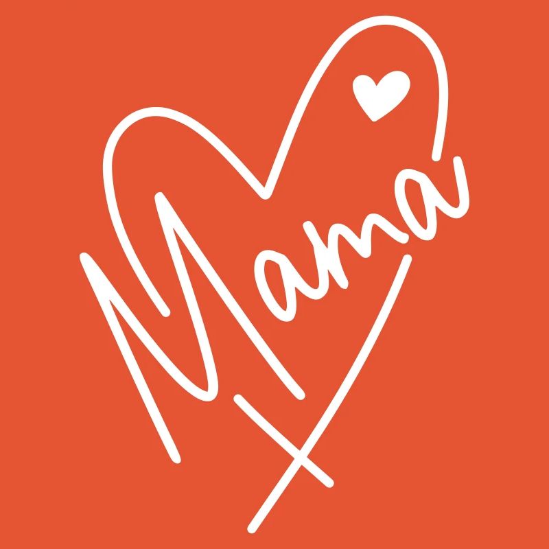 Mama Herz Mutter Kind Liebe Muttertag Geschenk
