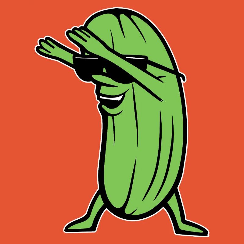 Dabbing Concombre Dabbing Dab Danse Hip-Hop Danse Pose