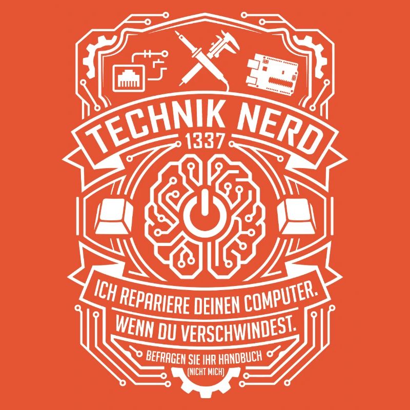 Technik Nerd Computer Reparatur Humor