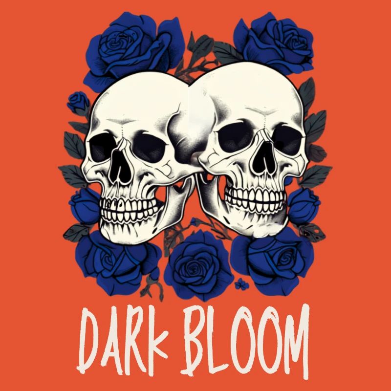 Dark Bloom – Gothic Skulls and Roses