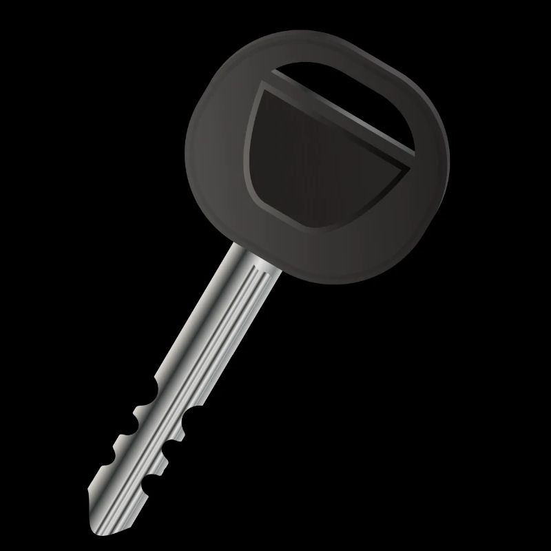 Single car key for automobile fans