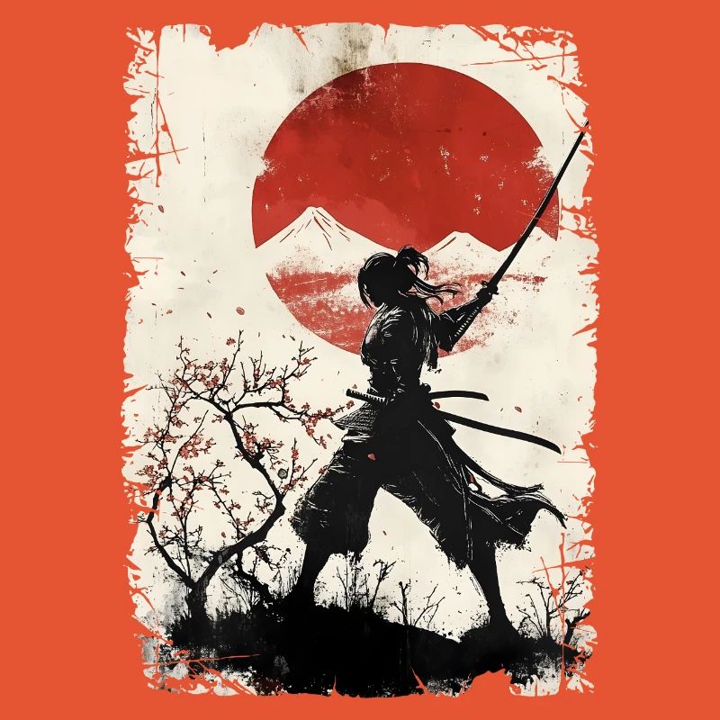 Japan vintage samurai