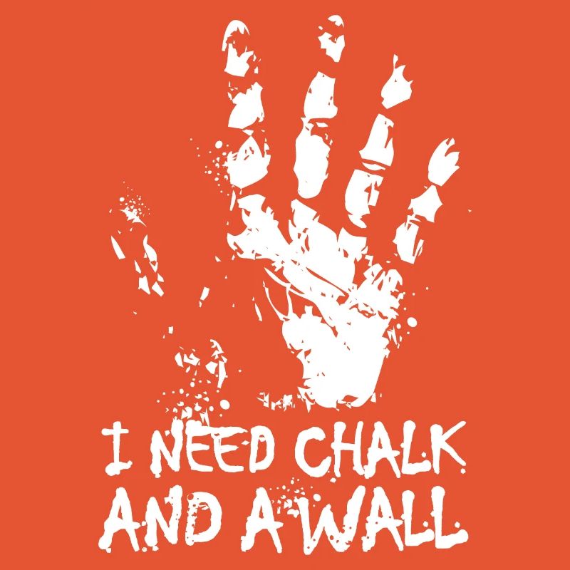 Chalk Climbing Boulder Hand Wall Sayings Icon