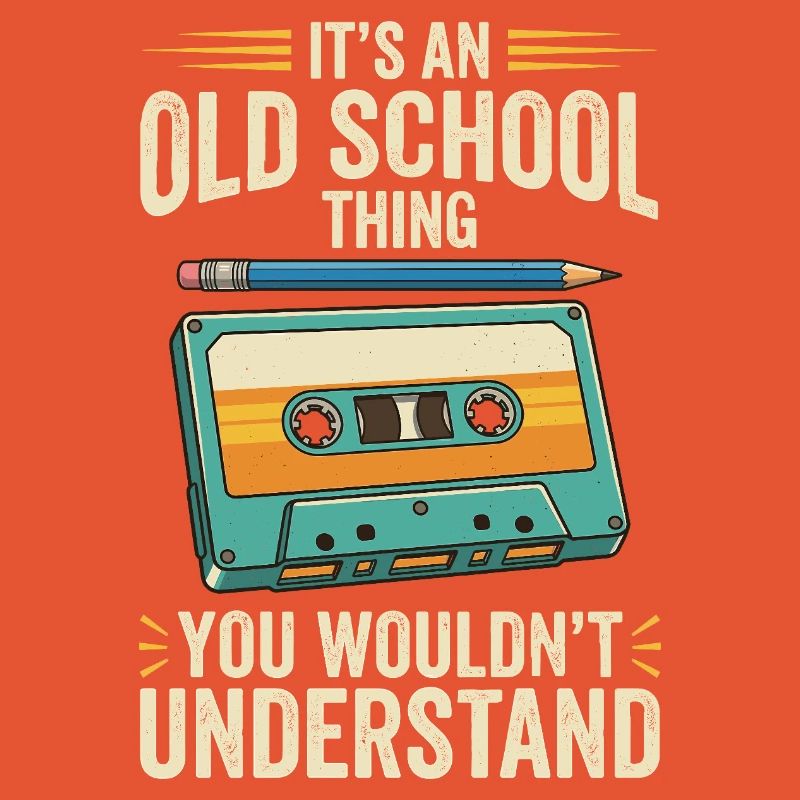 Old School Cassette Design – Mixtape rétro