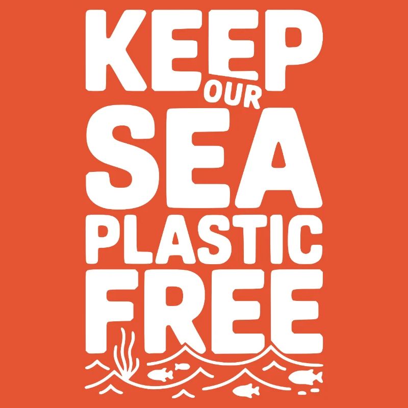 Halten Sie unser Meer plastikfrei