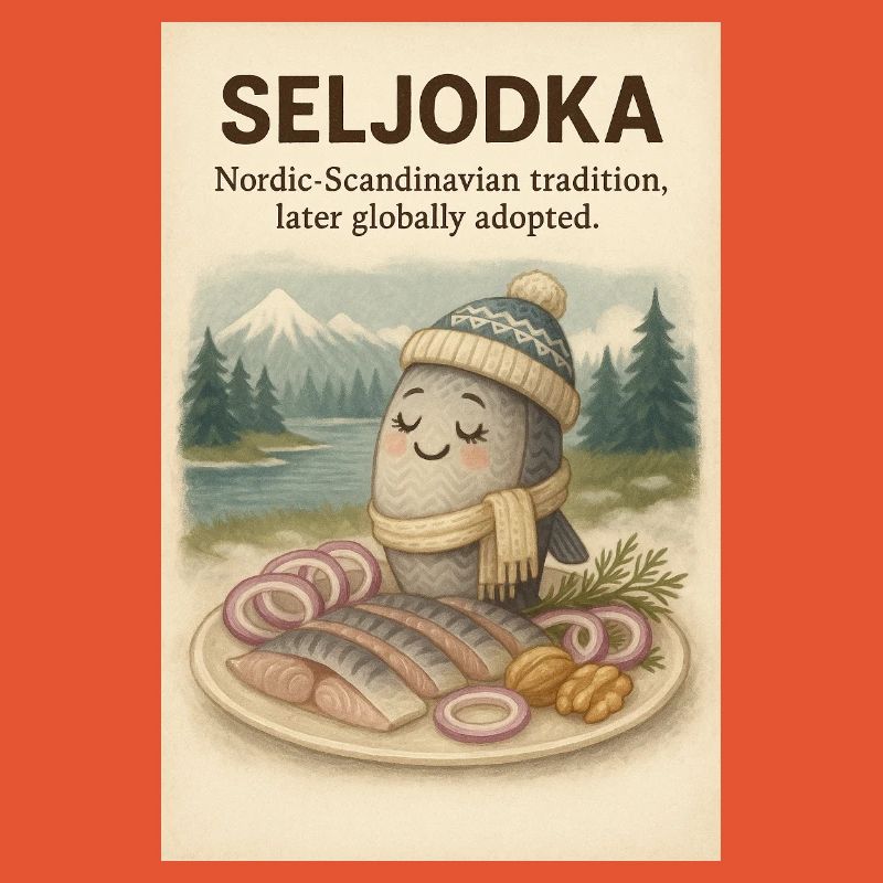 Seljodka Fish Plate Nordic Charm