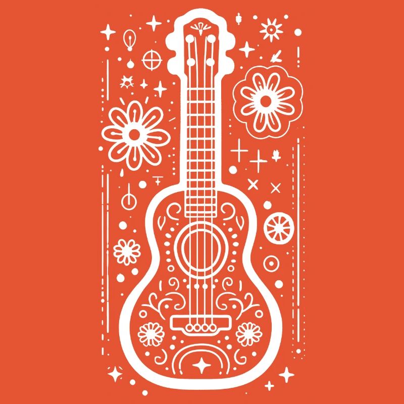 Ukulele Drawing