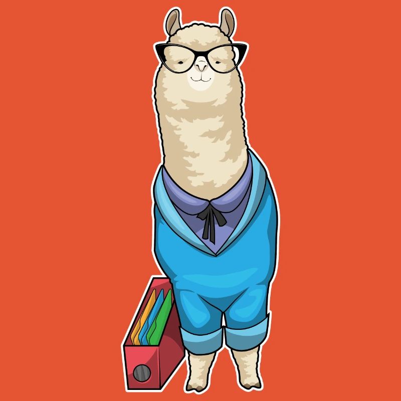 Alpaca Secretary Folder Office