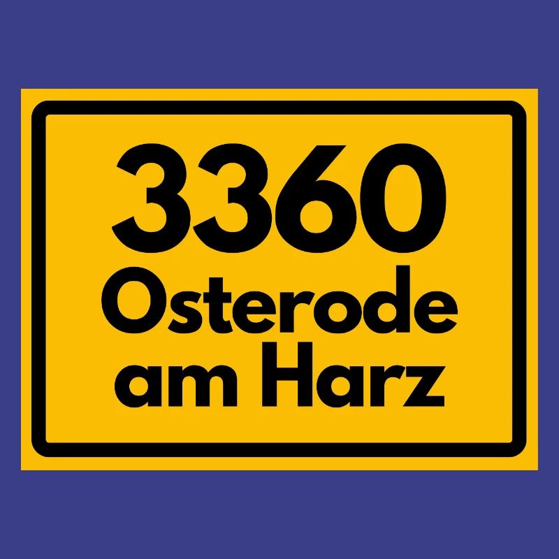ANCIEN CODE POSTAL RETRO 3360 OSTERODE HARZ