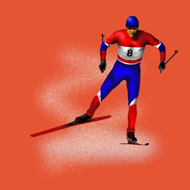 skiing