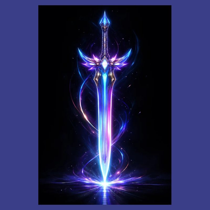 Épée astrale néon