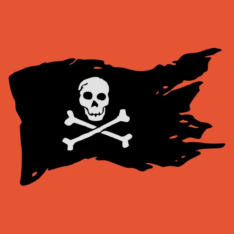 Pirate flag (colors can be customized!)