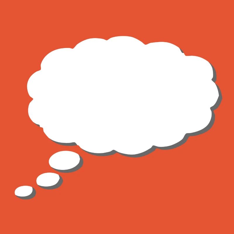 Thought Cloud, Thinkbubble. To personalize