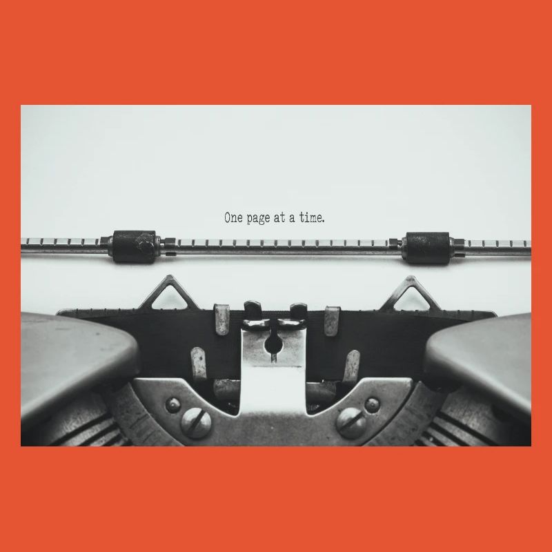 One Page At A Time Typewriter Design