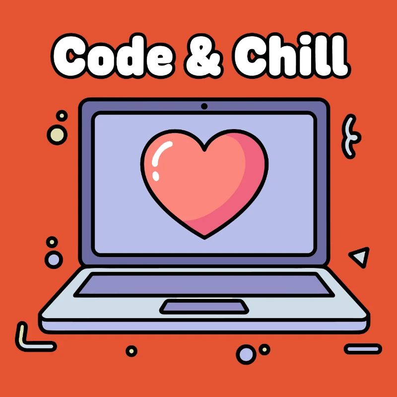 Code & Chill Herz Laptop