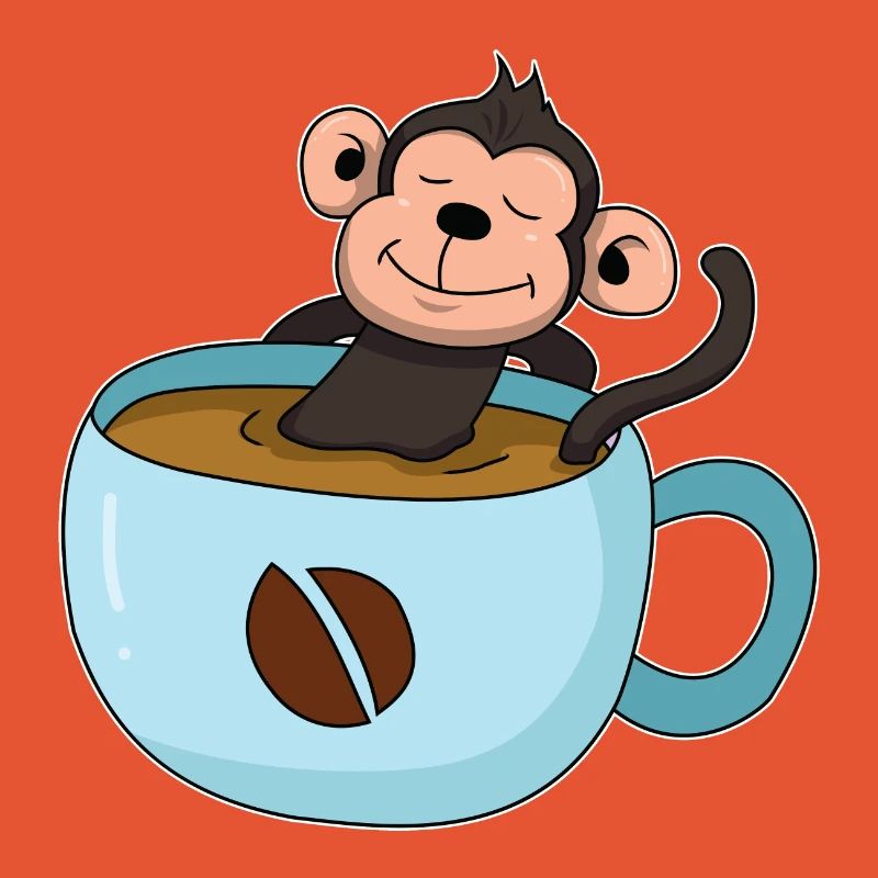 Kaffee-Äffchen