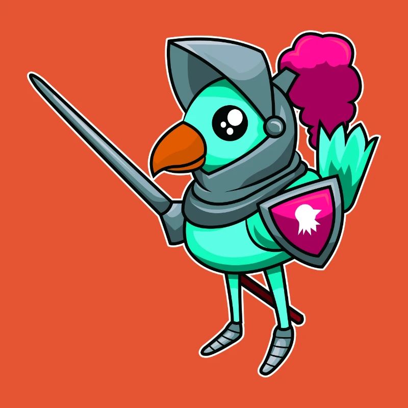 Ritterlicher Vogel