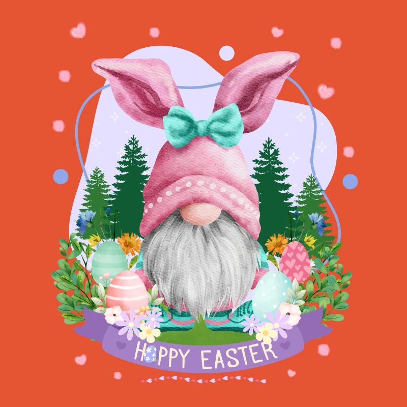 Hoppy Gnome Easter - Easter Gift Idea