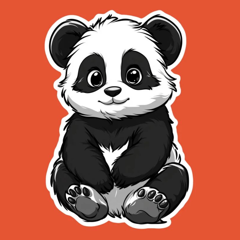 Ours panda mignon