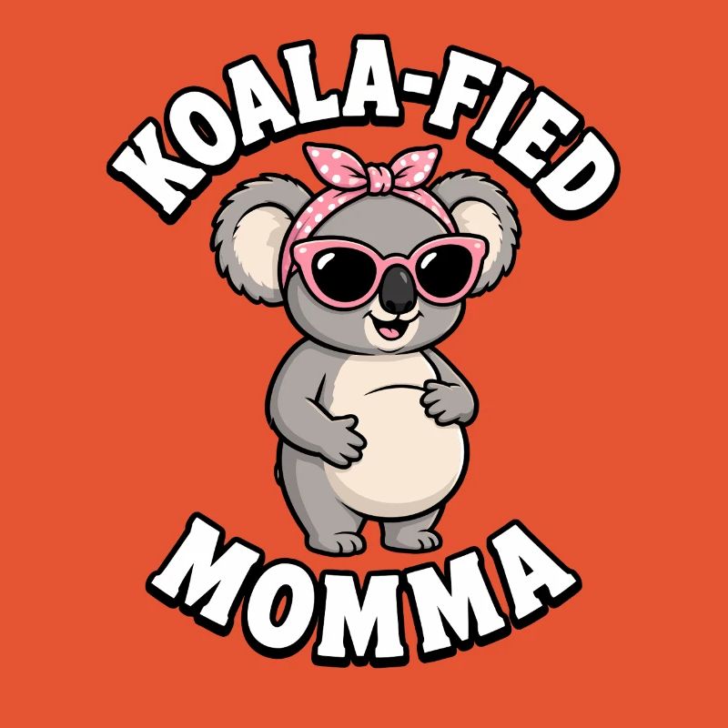 Maman de koala enceinte grossesse drôle