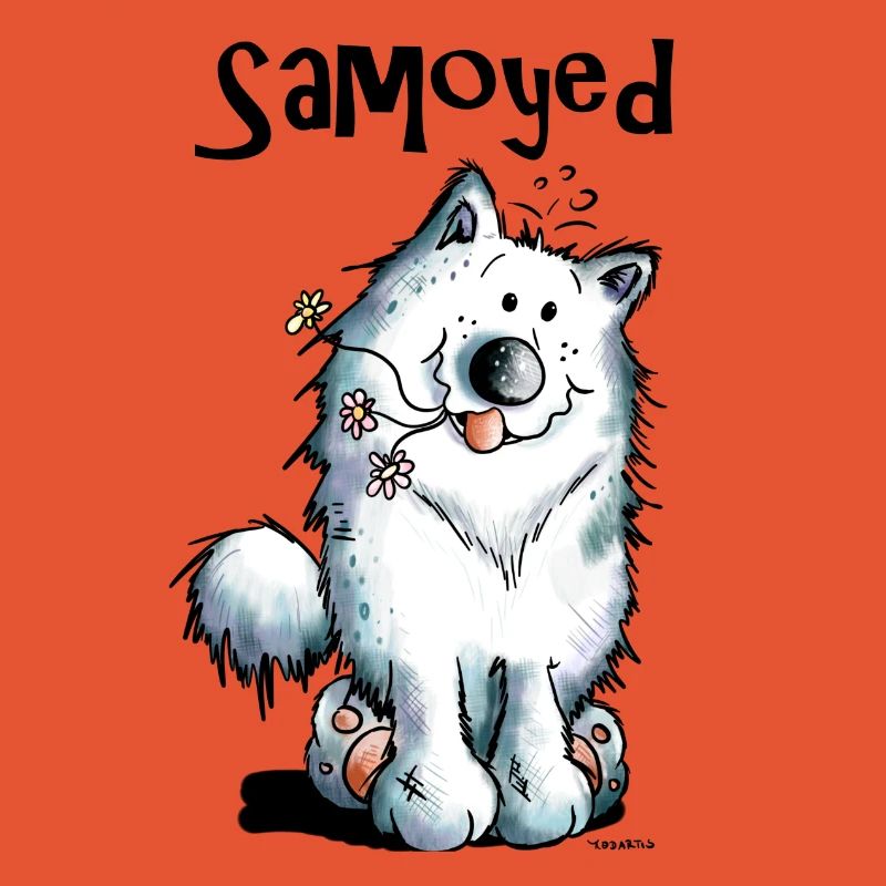 Funny Samoyed
