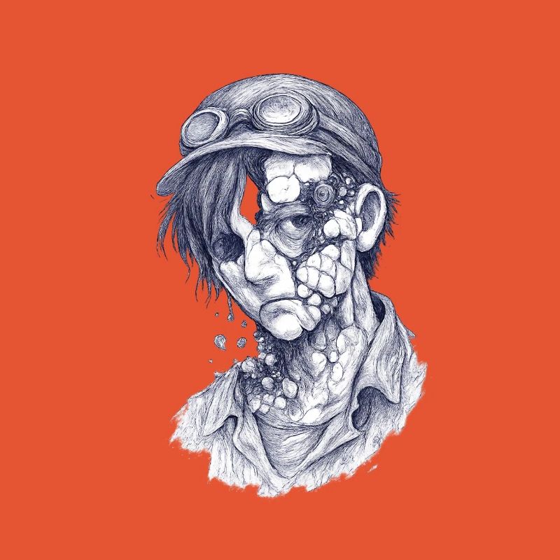 Decayed mechanic| Surreal Zomie Boy