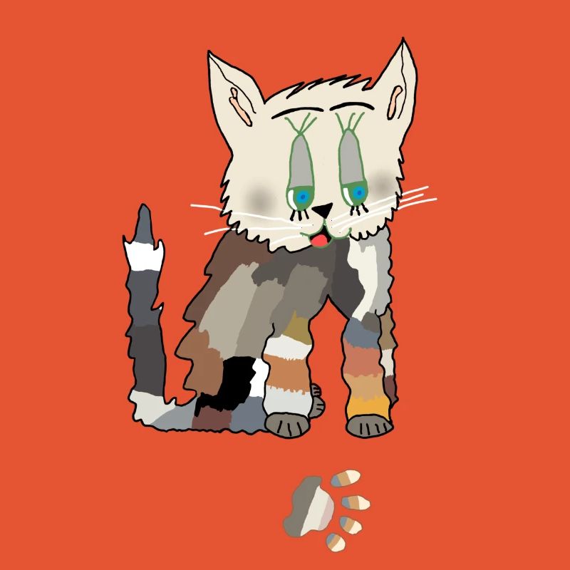 Patchwork Katze Fred Tatze