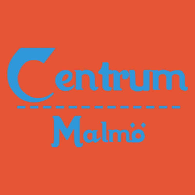 Centrum Malmö – Conception de texte bleu