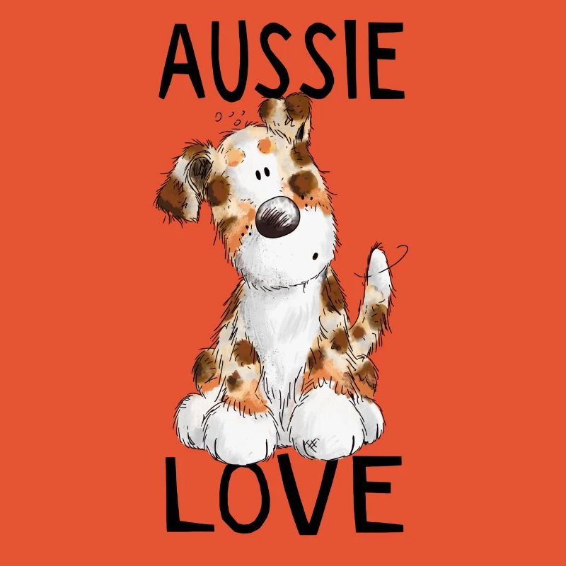 I Love Aussie - Australian Shepherd - Geschenk
