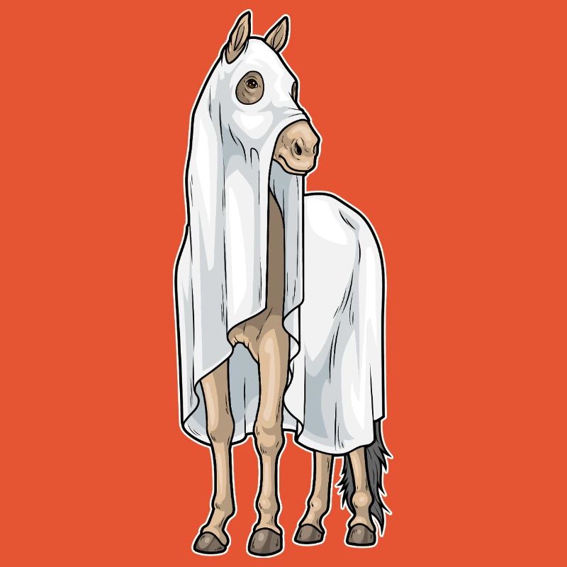 Pferd Halloween Geist