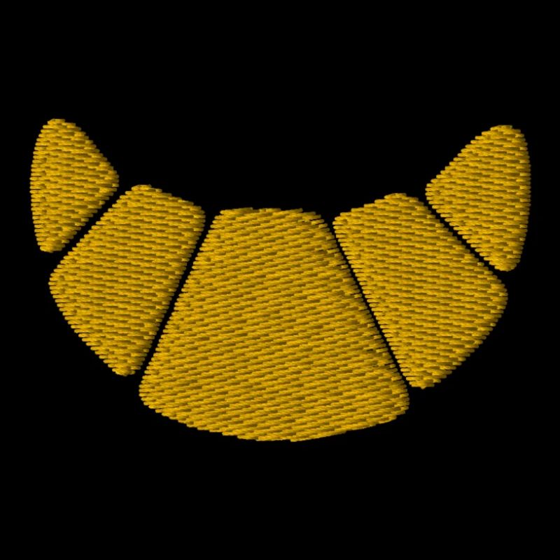 Croissant haftowany
