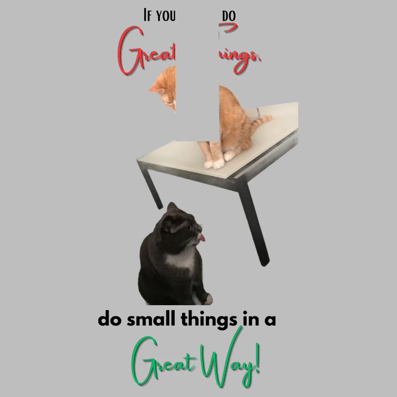 If you cannot do Great Things, do small things...