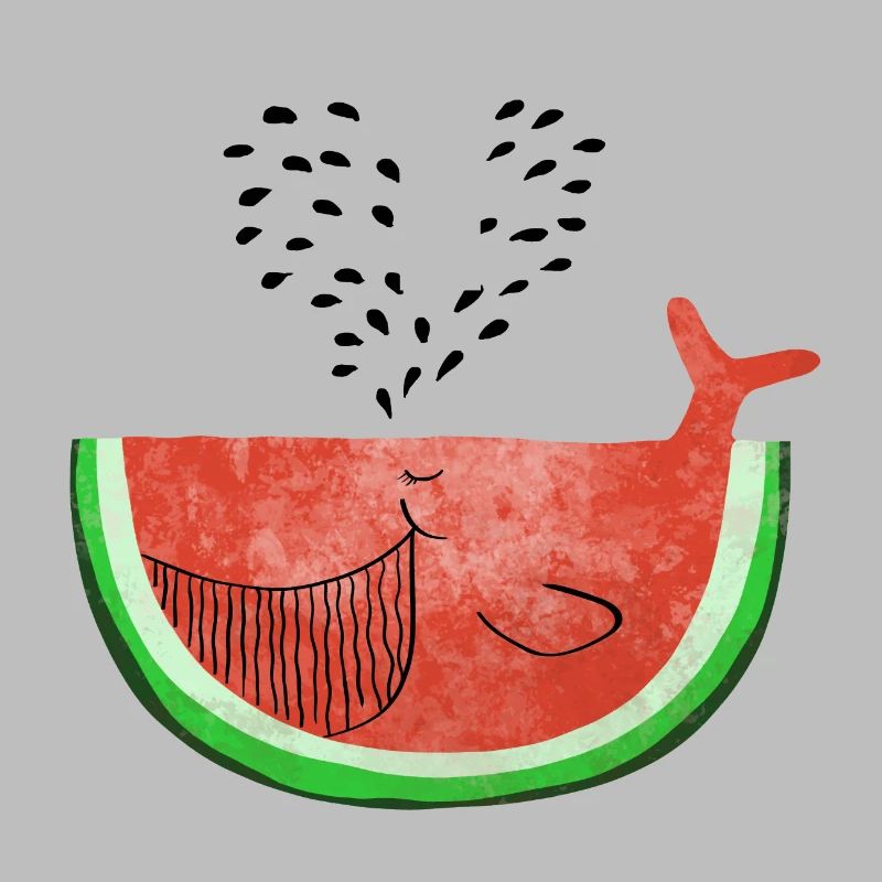 Pastèque Wal - melon Walvis - Fruit -Love