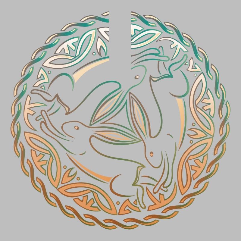 Three Rabbits Three Picture Easter