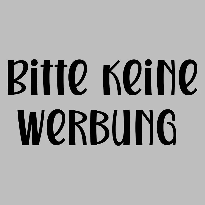 Bitte keine Werbung